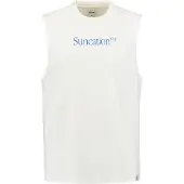 Shiwi T-shirt 'Sean Suncation' blå / vit