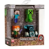 Minecraft Figurer - Minecraft - 4 Delar - - One Size - Leksaksfigur
