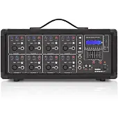 SubZero SZ-PMIX8 8-kanals Powered Mixer med digital mediaspelare