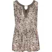 LASCANA Topp beige / brun / ljusbrun