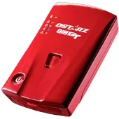 Qstarz BL-818GT, Bil, Spårningsbricka, Röd, Larm, Bluetooth, GPS, Micro-USB, 20 h