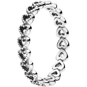 Pandora Band of Hearts ring 190980-52