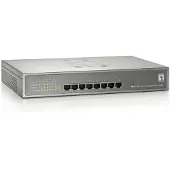 Level One Switch GEP-0821, 8x 10/100, PoE+
