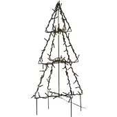 Star Trading Utomhusdekoration Foldy Julgran | 50cm | svart []