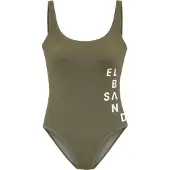 Elbsand Baddräkt oliv / vit