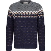 Fjällräven - Tröjor - Övik Knit Sweater M Dark Navy för UnisexUll - Storlek L - Marinblå