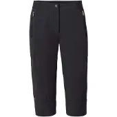 Vaude Women's Farley Stretch Capri III, vandringsbyxor, dam, svart