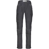 Fjällräven - Vandringskläder dam - Kaipak Trousers Curved W Basalt för Unisex - Storlek S/M - Grå