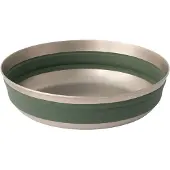Sea to Summit - Kök - Detour Stainless Steel Collapsible Bowl M Green för UnisexSilikon - Grön