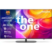 Philips The One 43PUS9000 - 43 Diagonal klass LED-bakgrundsbelyst LCD-TV - QLED - Smart TV - TITAN OS - 4K UHD (2160p) 3840 x 2160 - HDR - Quantum Dot - pistolmetall