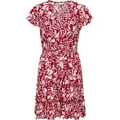 ONLY Skjortklänning 'ONLClaudette' beige / merlot