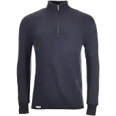 Woolpower Zip Turtleneck 400 Dark Navy