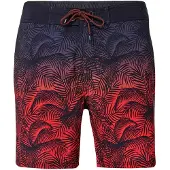 KOROSHI Badshorts marinblå / marinblå / orkidé / röd