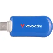 Verbatim 30235, 512 GB, USB Type-C, 3.2 Gen 1 (3.1 Gen 1), 100 MB/s, Capless, Blå