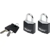 Masterlock Låsa 9130EURTBLK; 30 mm; 2 st.