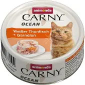 Animonda Carny ocean biały tuńczyk i krewetki 12x80g