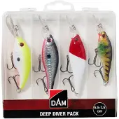 Dam Deep Diver Pack wobblersats 4 st./pkt