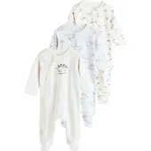 Next Pyjamas beige / ljusblå / brun / grå