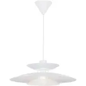 VIOKEF Hänglampa Nino, dimbar, Vitt / opal, Vardagsrum / matsal, Metall, Modern, Pendellampa