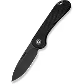 CIVIVI Elementum Slip Joint C18062AJ-1 Black Stonewashed, Black G10, slipjoint pocket knife