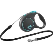 Flexi Black Design S repsträcka 5 m blå