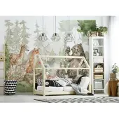Walltastic Skogens djur tapet 243 x 305 cm