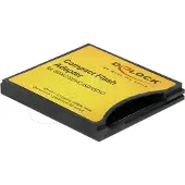 DeLOCK Seriell Adapter [1x CompactFlash - 1x SD-kort plats] 0 mm Svart