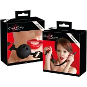 Bad Kitty - silikon bitgag medium - svart