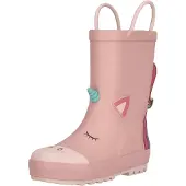 ZigZag Kids' Rook Rubber Boot Silver Pink