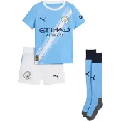 Puma Manchester City Fc 25/26 Mini Hemma Kortärmad Junior Set
