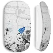 CAPACHEAP Souris Sans Fil Fleurs et papillons