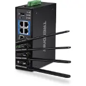 Trendnet TI-W100 - Wireless Router 4-Port-Switch WiFi Router