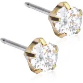 Blomdahl Blomdahls - GT Tiffany Precious 5mm, CZ White