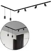 Briloner Komplett skensystem 1-fasig GU10 Svart