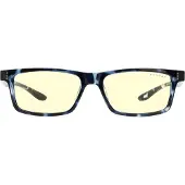 Gunnar Optiks Cruz Kids Large, Unisex, Rektangel, Klassisk, Svart, Blå, Nylonpolymer, Bärnsten