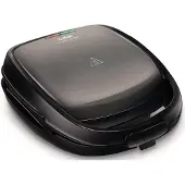 Tefal Smörgåsmaskin SW341B våffelmaskin 2 våfflor(ar) Svart, Grå 700 W
