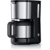 Braun IDCollection KF1505 BK, Droppande kaffebryggare, 1,2 l, Malat kaffe, 1000 W, Svart