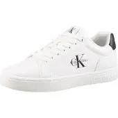Calvin Klein Leather Signature Logo Trainers