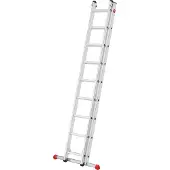 Hailo ProfiStep duo 7209-007 Aluminium förlängningsstege Arbetshöjd (max.): 5.15 m Silver 9.4 kg