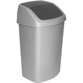 Curver soptunna Swing Top 25L 34 6x27 8x51 1 cm tumsi färg/silver 3253923986631