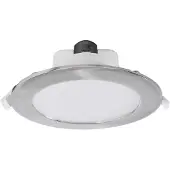 Deko-light LED-takinbyggnadslampa Acrux, Ø 17 cm, silver matt, CCT Acrux 145, dimbar, Vitt / opal, Hall, Syntetmaterial, Modern