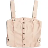 G-Star Bustier Top Detachable Straps - Pink - Women