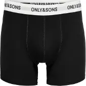 Only & Sons Boxershorts 'ONSFitz' svart / vit