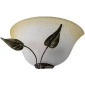 ONLI Vägglampa Mira , dimbar, Brun / mässing, Vardagsrum / matsal, Metall, Vägglampa, vägglampa inomhus