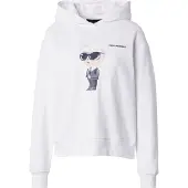 Karl Lagerfeld Sweatshirt beige / grå / svart / vit
