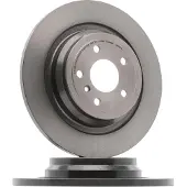 Brembo Bromsskiva 08A95711 bak, full, höggradigt förkolnad, 1 Stycke