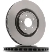 Brembo Bromsskiva 09A19611 fram, ventilerad, höggradigt förkolnad, 1 Stycke