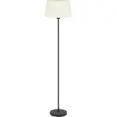 Eglo FEBRES golvlampa i svart med vit lampskärm i textil