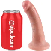 King Cock - dildo realistisk - 15 cm - naturfärg