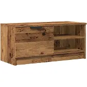 vidaXL Tv-bänk gammalt trä 80x35x36,5 cm konstruerat trä